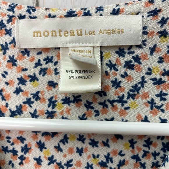 Monteau Floral Patterned Dress size Small - Picture 6 of 11